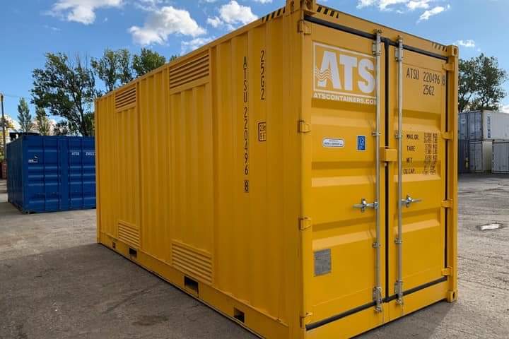30ft x 8ft Shipping Container (One Trip) – Yellow - Image 2