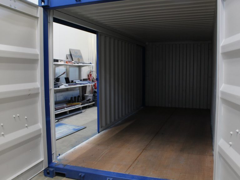 20ft Hi Cube Container (9′ 6″ high) suitable for IBC storage Sliding Door - Image 2