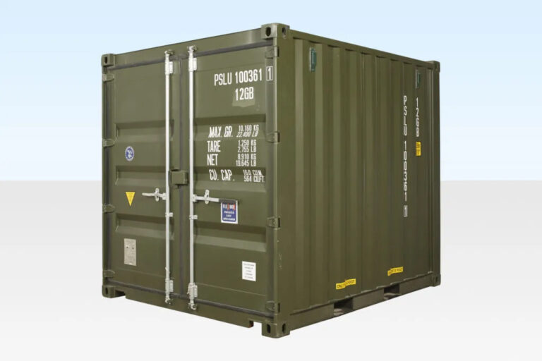 10Ft X 8Ft Shipping Container (One Trip) – Green - Image 6