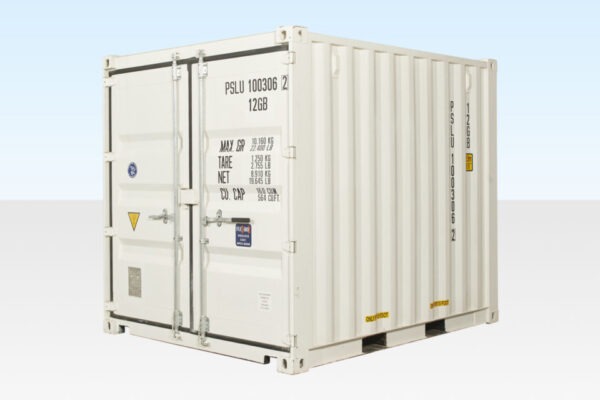 10Ft X 8Ft Shipping Container (One Trip) – White - Image 5
