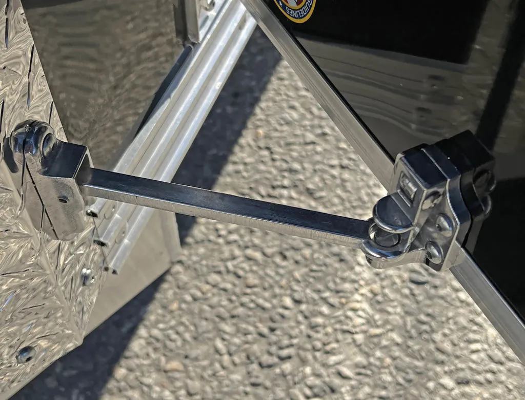 2024 Sno Pro 7.5×22 Aluminum 4-Place Drive In/Out w/Extra Height, Mats & Guides, Canopy - Image 19