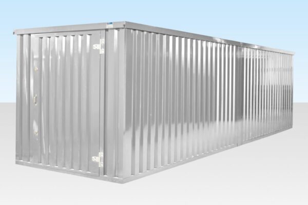 6M X 2.1M End Linked Flat Packed Container Bundle (Galvanised) - Image 6