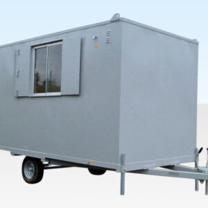 16Ft x 7Ft 6in Steel Mobile Anti-Vandal Office Cabin