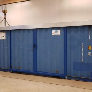 20ft Hi Cube Container (9′ 6″ high) suitable for IBC storage Sliding Door