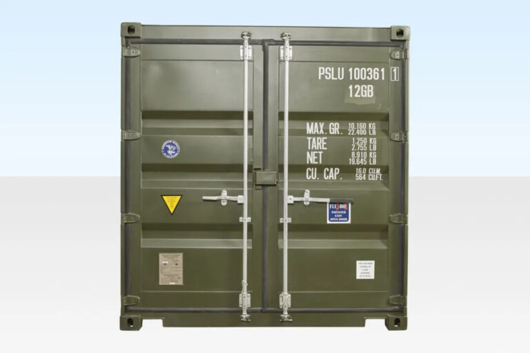 10Ft X 8Ft Shipping Container (One Trip) – Green - Image 5