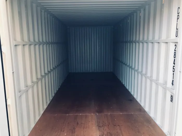 20ft Shipping Container (One Trip) White (RAL 9003) - Image 6