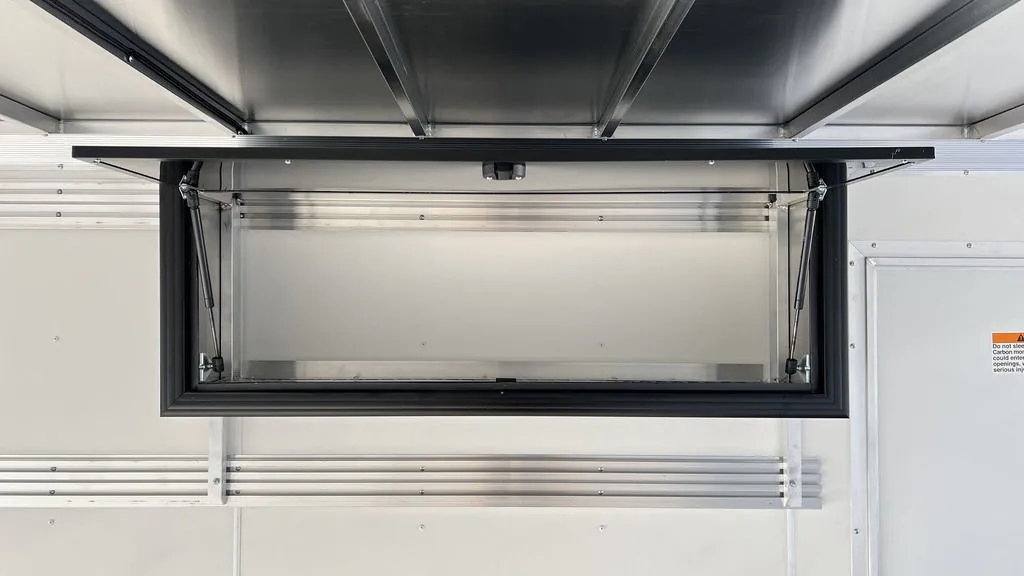 2024 Sno Pro 7.5×22 Aluminum 4-Place Drive In/Out w/Extra Height, Mats & Guides, Canopy - Image 13