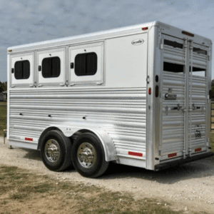 2013 model Cimarron 3 Horse Bumper Pull