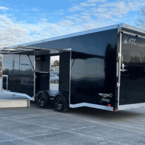Enclosed ATC Car Trailer 2026 24ft. Aluminum ROM 400 w/Large Escape Door & Aluminum Wheels 5948