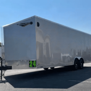 Enclosed Car Hauler 2026 24ft. Hero w/Heavy Duty Ramp Door & Aluminum Wheels 0941