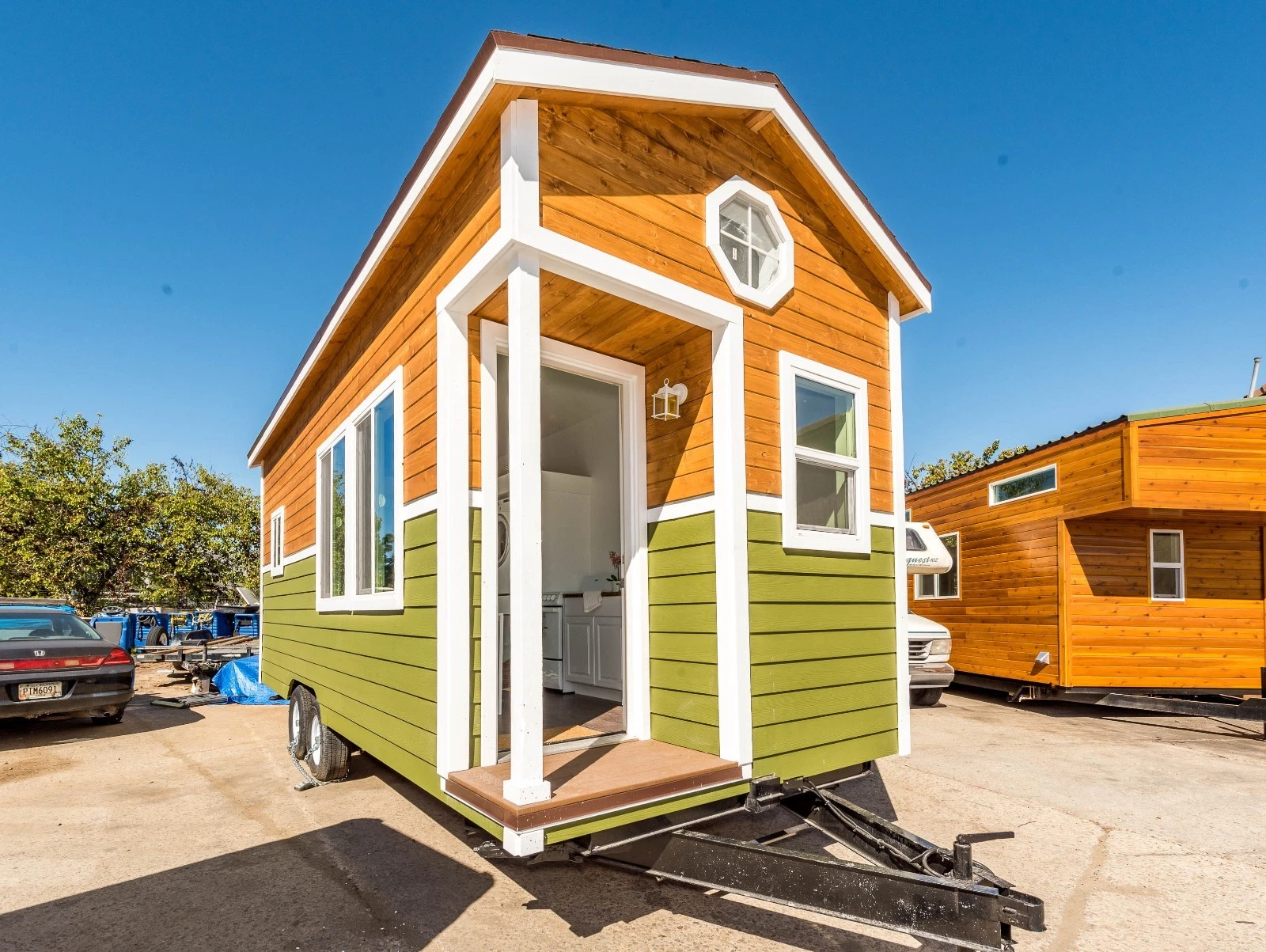 9' x 22 ft Tiny Home On Wheels (Sleeper Loft kitchen bath washer ) - Made in USA