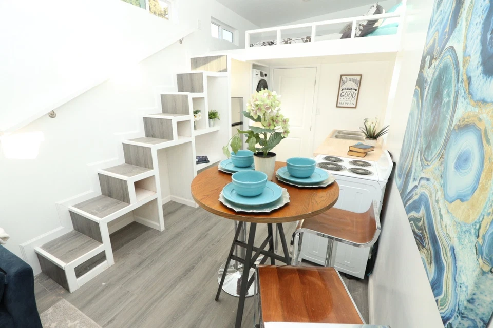 9 x 32 MODERN CARAVAN DUAL LOFT Tiny house for sale on wheels READY TO SHIP - Image 13