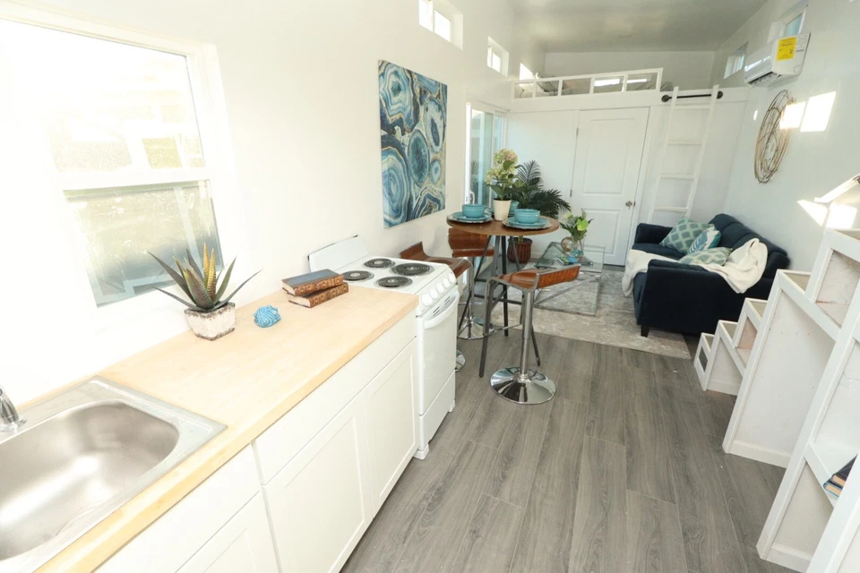 9 x 32 MODERN CARAVAN DUAL LOFT Tiny house for sale on wheels READY TO SHIP - Image 12