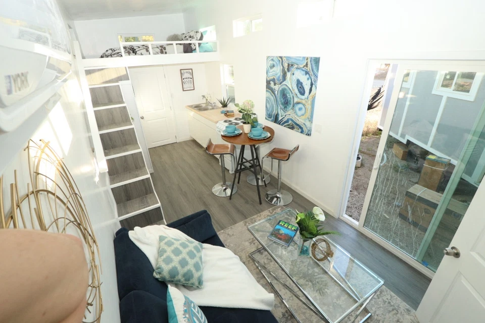 9 x 32 MODERN CARAVAN DUAL LOFT Tiny house for sale on wheels READY TO SHIP - Image 7