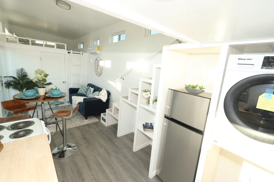 9 x 32 MODERN CARAVAN DUAL LOFT Tiny house for sale on wheels READY TO SHIP - Image 17