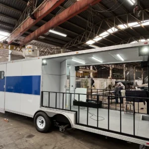NEW 8.5 X 25 CONCESSION FOOD TRAILER 12’ PORCH CATERING BBQ