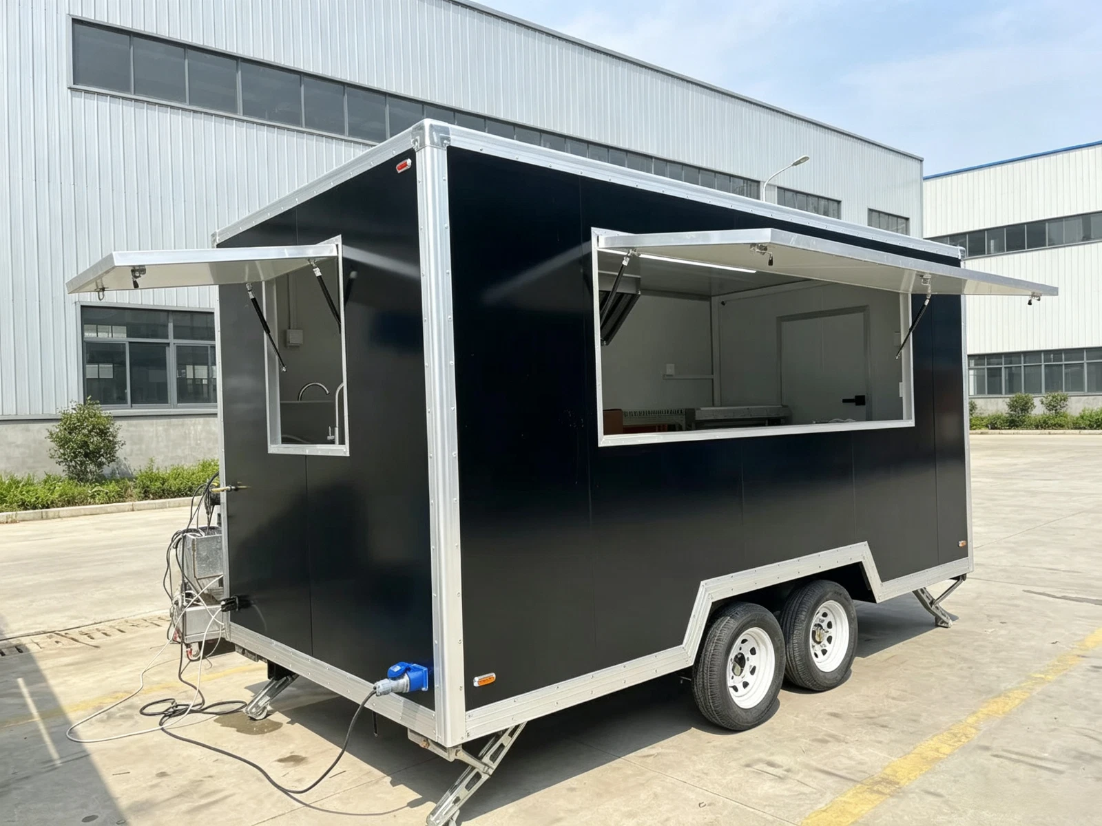 Concession Cart Outdoor Food Truck Trailer Mobile bar Trailer Deposit