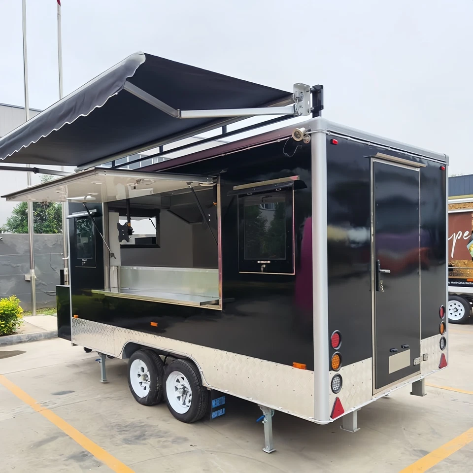 Food Trailer Food VAN Food Truck Mobile Trailer Fast Food Shop - Image 5