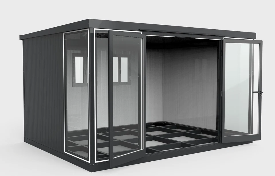 Duramax 13x10 Garden Glass Room, Outdoor Office, Shelter, and Insulated Building - Image 8