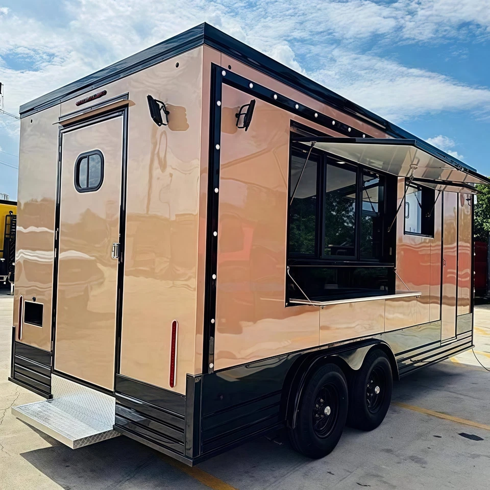 Mobile Food TruckTrailer Snack Cart Pizza Food Trailer in Sale - Image 6